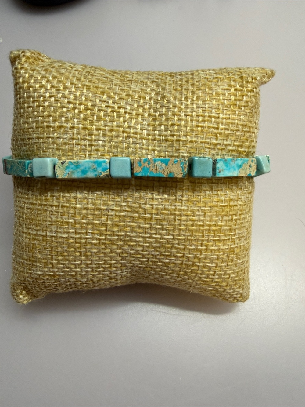 Turquoise Tile Stretch Bracelet - Women Jewelry Bracelets